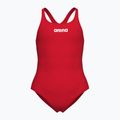 Costume intero per bambini Arena Team Swim Pro Solid rosso/bianco
