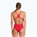 Costume intero donna arena Team Swim Pro Solid rosso/bianco 7