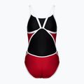 Costume intero donna arena Icons Super Fly Back Solid rosso/bianco 2
