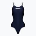 Costume intero donna arena One Double Cross Back One Piece navy/bianco/argento