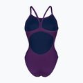 Costume da bagno intero donna Arena Team Light Drop Solid plum/white 2
