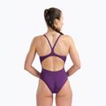 Costume da bagno intero donna Arena Team Light Drop Solid plum/white 7