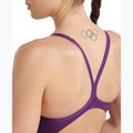 Costume da bagno intero donna Arena Team Light Drop Solid plum/white 8