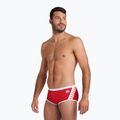 Uomo arena Icons Swim Short a vita bassa Slip da bagno solido rosso/bianco 6