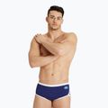 Uomo arena Icons Swim Short a vita bassa Slip da bagno solido bianco/marino 6