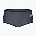 Boxer a vita bassa a pannello corto da uomo arena Icons Swim asfalto/nero 4