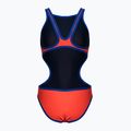 Costume da bagno intero donna arena One Biglogo One Piece floreale/blu neon 2