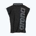 Arena Big Logo Poncho mélange grigio scuro/grigio con cappuccio