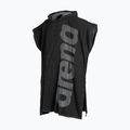 Arena Big Logo Poncho mélange grigio scuro/grigio con cappuccio 2