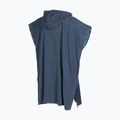 Arena Big Logo Poncho con cappuccio mélange navy/sky 3