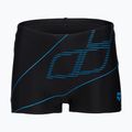 Boxer da bambino arena Swim Short Logo nero/turchese 5