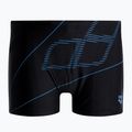 Boxer da bambino arena Swim Short Logo nero/turchese