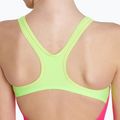 Costume intero da bambino arena Swim Pro Back Logo freak rosa/verde tenue 8