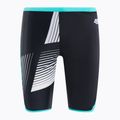 Uomo arena Icons Swim Jammer Logo nero/bianco/blu diamante