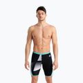 Uomo arena Icons Swim Jammer Logo nero/bianco/blu diamante 5