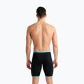 Uomo arena Icons Swim Jammer Logo nero/bianco/blu diamante 6