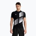 Maglietta Arena Team Logo nero/bianco/blu diamante 2