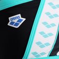 Uomo arena Icons Swim Vita bassa Logo boxer da bagno corti nero/bianco/blu diamante 3