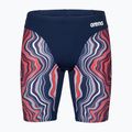 Uomo arena Swim Jammer Marbled navy/red multi 4