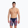 Uomo arena Swim Jammer Marbled navy/red multi 6