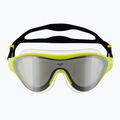 Occhialini da nuoto Arena The One Mask Mirror silver/soft green/black 2