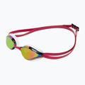 Occhialini da nuoto Arena Python Mirror rame/bianco/rosso 6