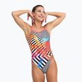 Costume da bagno intero donna arena Crazy Octopus Swimsuit Lace Back nero 4