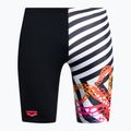 Costume da bagno arena da uomo Crazy Octopus Jammer nero/bianco multi