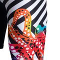 Costume da bagno arena da uomo Crazy Octopus Jammer nero/bianco multi 4
