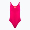 Costume intero donna arena Team Swim Tech Solid freak rosa/verde tenue