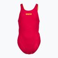 Costume intero Arena Team Swim Tech Solid freak rosa/verde tenue per bambino 4