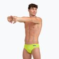 Slip da bagno arena Team da uomo Tinta unita verde tenue/blu neon 4