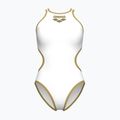 Costume da bagno intero donna Arena One Biglogo One Piece white/gold
