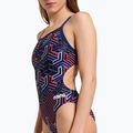 Costume intero da donna arena Kikko Pro Swimsuit Challenge Back navy/team redwhiteblue 4