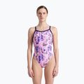 Costume da bagno intero donna arena Rose Texture Swimsuit Xcross Back multi rosa/navy 5