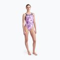 Costume da bagno intero donna arena Rose Texture Swimsuit Xcross Back multi rosa/navy 6