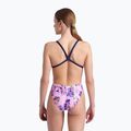 Costume da bagno intero donna arena Rose Texture Swimsuit Xcross Back multi rosa/navy 7