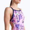 Costume da bagno intero donna arena Rose Texture Swimsuit Xcross Back multi rosa/navy 8