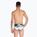 Uomo arena Planet Swim vita bassa blu cosmo/bianco multi boxer da bagno 4