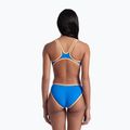Costume da bagno intero donna arena One Biglogo One Piece blue river/fluo orange 3