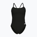 Costume da bagno intero donna arena Lace Back Solid nero/bianco