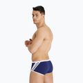 Uomo arena Icons Swim Short a vita bassa Slip da bagno solido bianco/marino 6