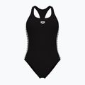 Costume da bagno intero donna arena Icons Racer Back Solid nero / bianco