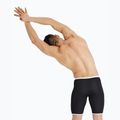 Maglia da nuoto arena Icons da uomo tinta unita nero/bianco 2