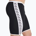 Maglia da nuoto arena Icons da uomo tinta unita nero/bianco 4