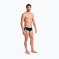 Uomo arena Icons Swim Short a vita bassa Slip da bagno solido bianco/nero 5