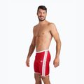 Maglia da nuoto arena Icons da uomo tinta unita rosso/bianco 5