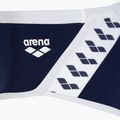 Uomo arena Icons Swim Short a vita bassa Slip da bagno solido bianco/marino 3