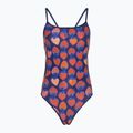 Costume da bagno intero donna arena Costume da bagno reversibile Challenge Back navy/multi 4