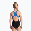 Costume da bagno intero per bambini arena Kikko V Swim Pro Back nero/blu porcellana 7